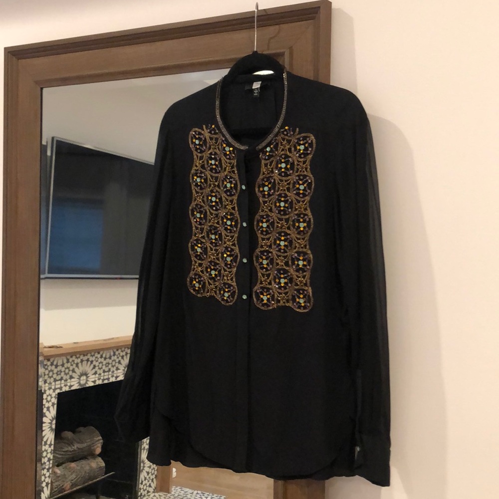 Saks beaded tunic